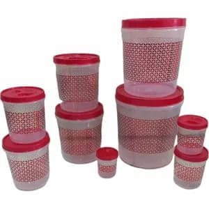 9-Pcs Kitchen Spice Container Set