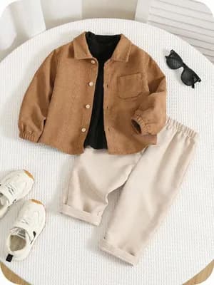 Boys 3 piece corduroy set