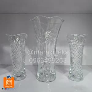3 in 1 Glass Flower Vase
