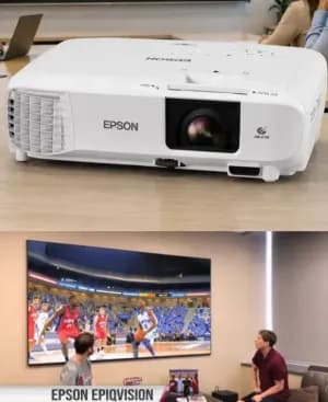 Epson PowerLite 2042 XGA 3LCD Wireless Home Theater Projector, 1024x768, 4400 Lumens