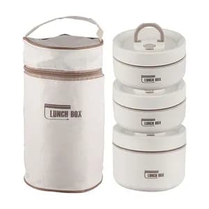 Stainless Steel Insulated Lunch Box with Bag