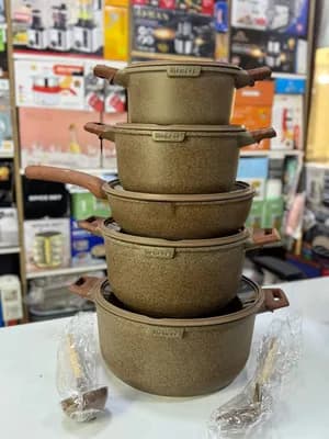 Momcoc Non Stick Granite Cookware Set