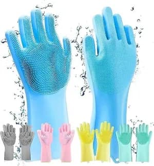 Magic Silicone Dish Washing Gloves