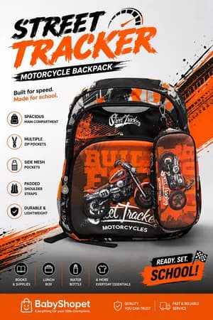 Street Tracker Motorcycle Backpack