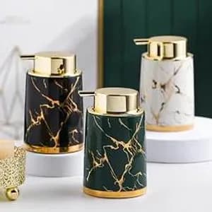 Marble Pattern Liquid Soap Dispenser