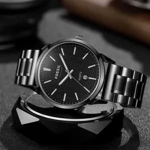 Elegant Fossil Stainless Steel Watch