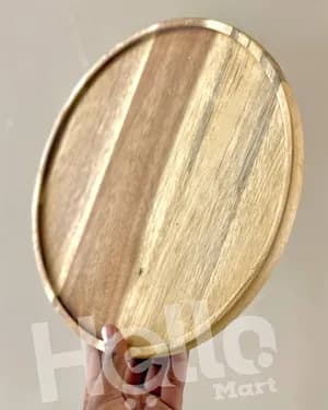 Rotating Wooden Cake Bread Server