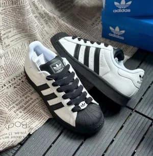 Adidas Superstar White Black Unisex Sneakers