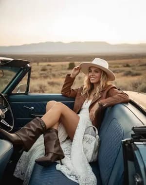 Low heel belt decor half calf boots 38
