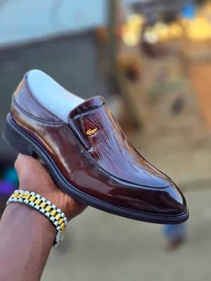 Lacoste Leather Loafer Shoes