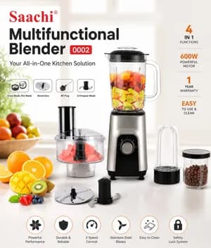 Saachi Multifunctional Blender 4 in 1