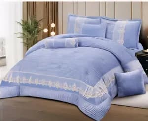 Seven (7) Pcs Comforter set