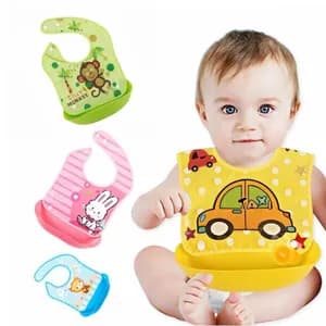 Waterproof kids detachable feeding bibs