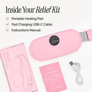 Portable menstural heating pad