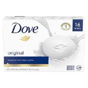 Dove Beauty Bar Soap Original White 16 bars