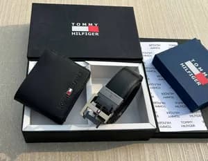 Tommy Hilfiger and Gucci Belt and Wallet
