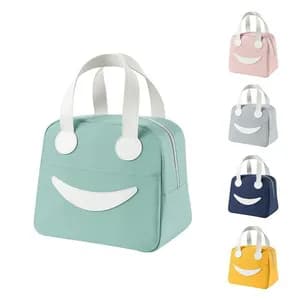 Smiley Face Aluminium Lunch Bag