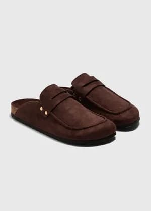 Papaya loafer mule Sandals