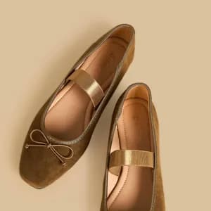 MAX plain bow ballerina