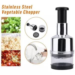 Manual Press-Down Garlic Vegetable Chopper