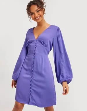 Vila Long Sleeved Dress Size 34/S