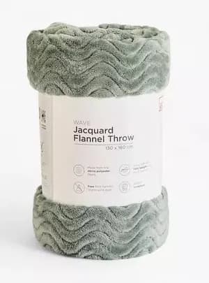 Home Box Flannel Throw 130x160cm
