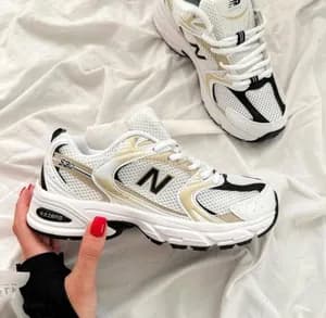 New Balance 530 White Gold Unisex Shoes