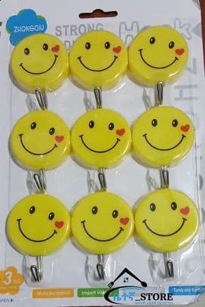 Self Adhesive Plastic Hooks Set