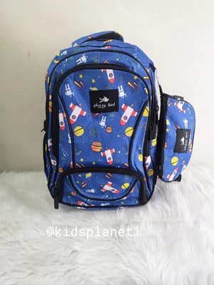 Glossy bird 2pcs set school bag