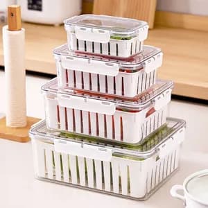 4 Set Refrigerator Storage Box