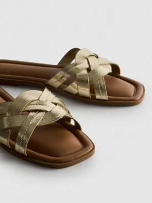 Primark Faux Leather Weave Sandals
