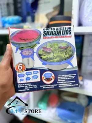 Super Stretch 6pcs Silicone Lids
