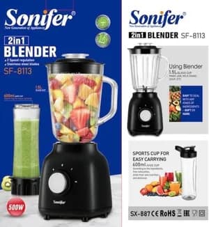 Sonifer 2 in 1 Blender SF-8113