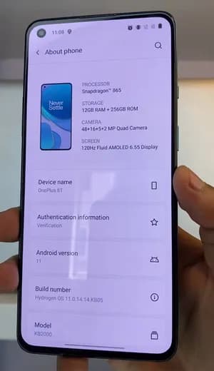OnePlus 8T 256GB 12GB RAM