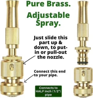 Direct Brass Spray Gun Nozzle