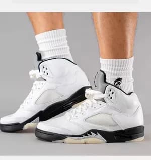 Nike Air Jordan 5 Retro White Black