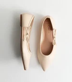 New Look ballerina wide fit pointy toe