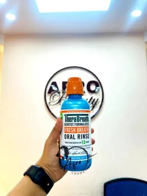 TheraBreath Icy Mint mouth wash