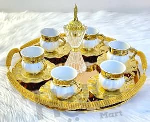 Large Gold Service Tray