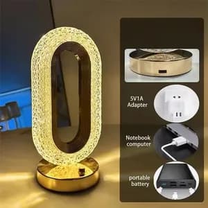 Oval LED Table Lamp