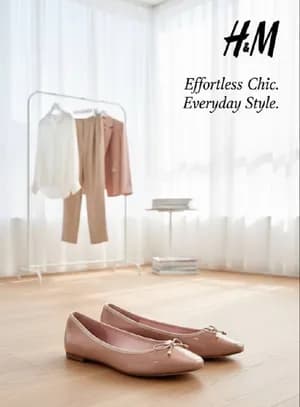 Plain bow ballerina flat 36