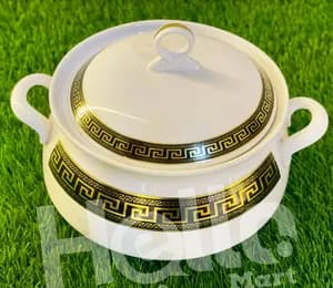 Decorative Stew Serving Bowl with Lid