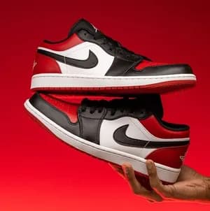 Nike Air Jordan 1 Low Bred Toe