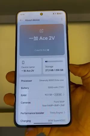 OnePlus Ace 2V 256GB 16GB