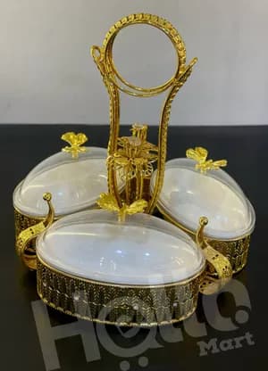 3-Part Cookie and Sweets Serving Set