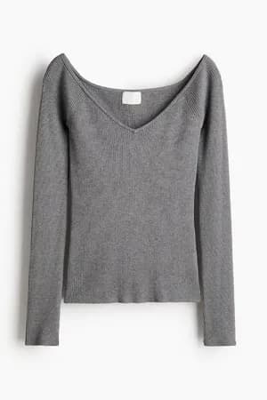 H&M Rib-Knit Top XS