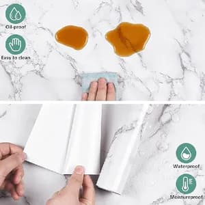 Marble pattern self adhesive wall sticker