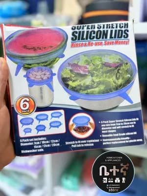 Super Stretch 6pcs Silicone Lids