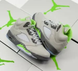 Men's Air Jordan 5 Green Bean