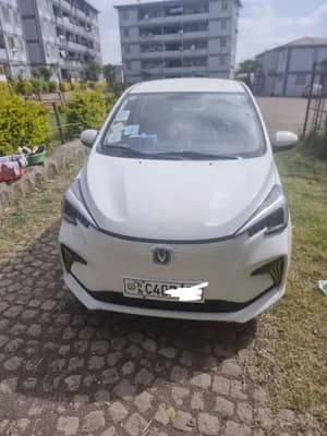 2023 Model White Hatchback Car